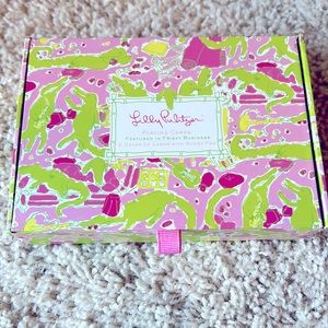 NWT Lilly Pulitzer Card Set with Score Pad